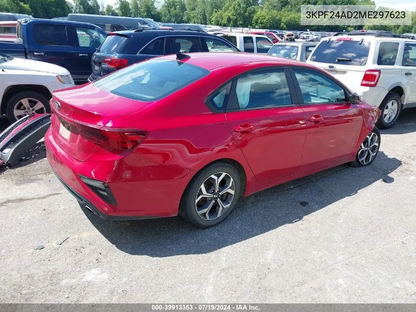 2021 Kia Forte Lxs VIN: 3KPF24AD2ME297623 Lot: 39913353