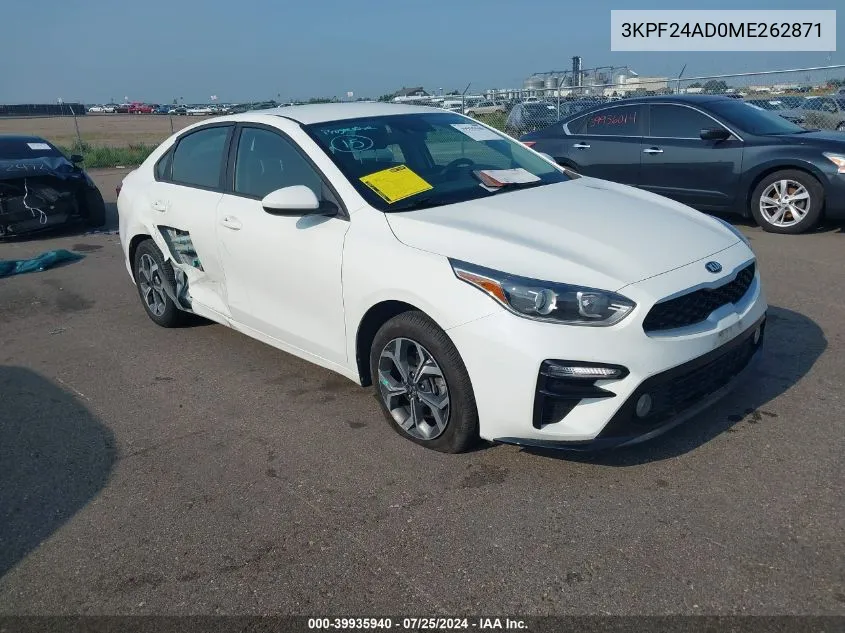 3KPF24AD0ME262871 2021 Kia Forte Lxs