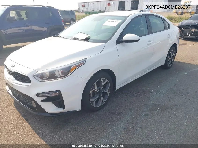 3KPF24AD0ME262871 2021 Kia Forte Lxs