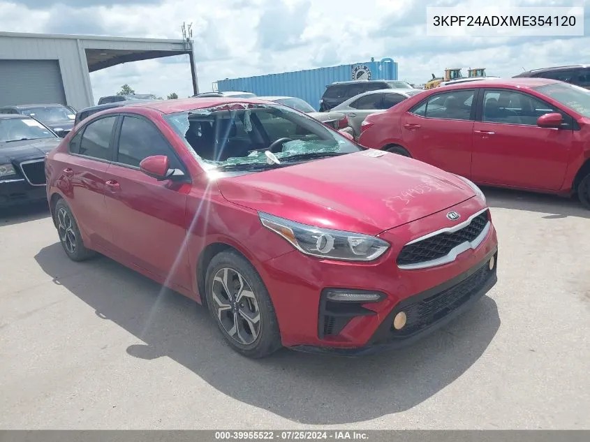 3KPF24ADXME354120 2021 Kia Forte Lxs