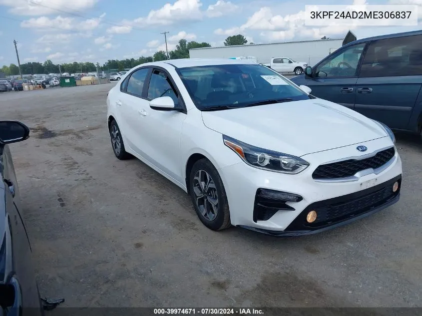 2021 Kia Forte Lxs VIN: 3KPF24AD2ME306837 Lot: 39974671