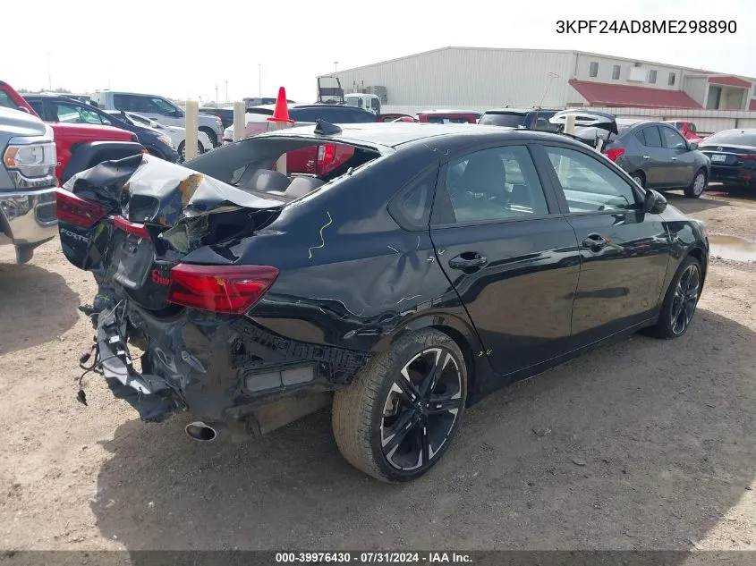 2021 Kia Forte Lxs VIN: 3KPF24AD8ME298890 Lot: 39976430