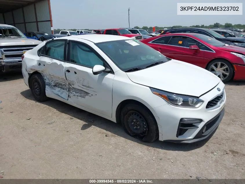 2021 Kia Forte Fe VIN: 3KPF24AD9ME323702 Lot: 39994545