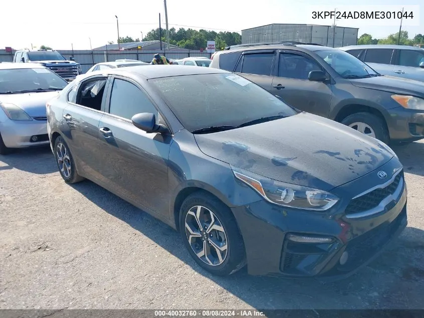 2021 Kia Forte Lxs VIN: 3KPF24AD8ME301044 Lot: 40032760