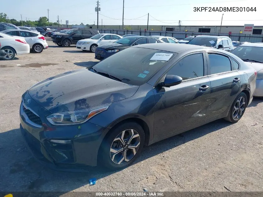 3KPF24AD8ME301044 2021 Kia Forte Lxs