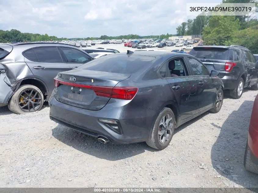 2021 Kia Forte Lxs VIN: 3KPF24AD9ME390719 Lot: 40108399