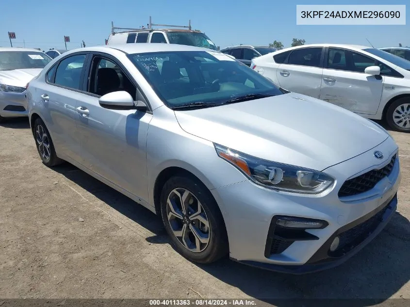 3KPF24ADXME296090 2021 Kia Forte Lxs