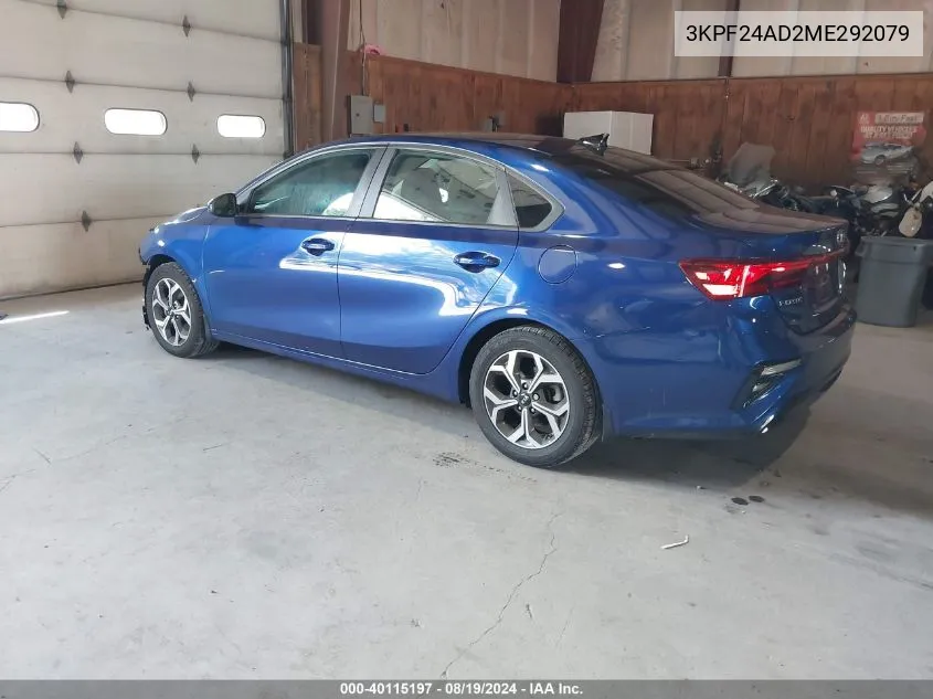 3KPF24AD2ME292079 2021 Kia Forte Lxs