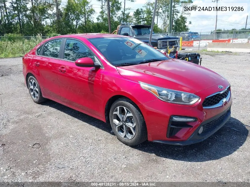 3KPF24AD1ME319286 2021 Kia Forte Lxs