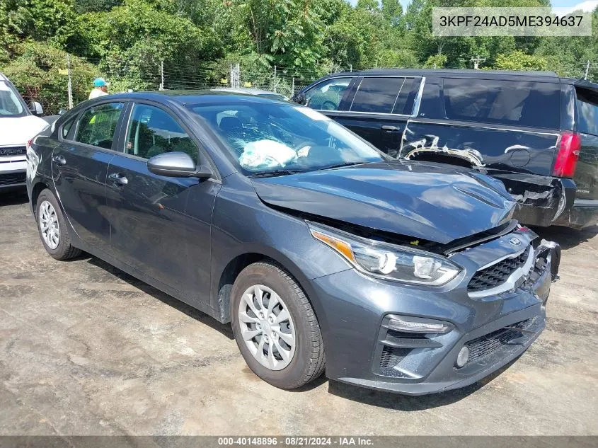 3KPF24AD5ME394637 2021 Kia Forte Fe