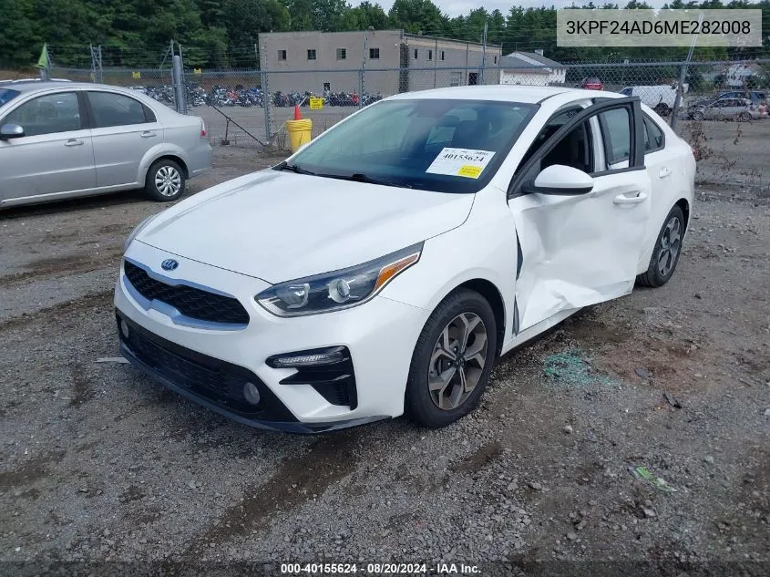 3KPF24AD6ME282008 2021 Kia Forte Lxs