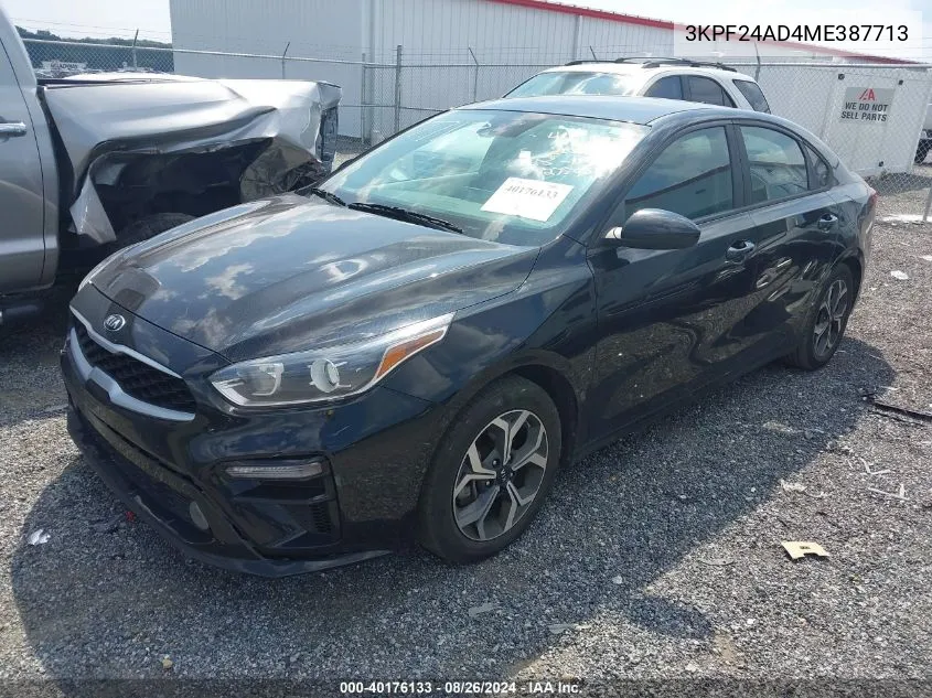 3KPF24AD4ME387713 2021 Kia Forte Lxs