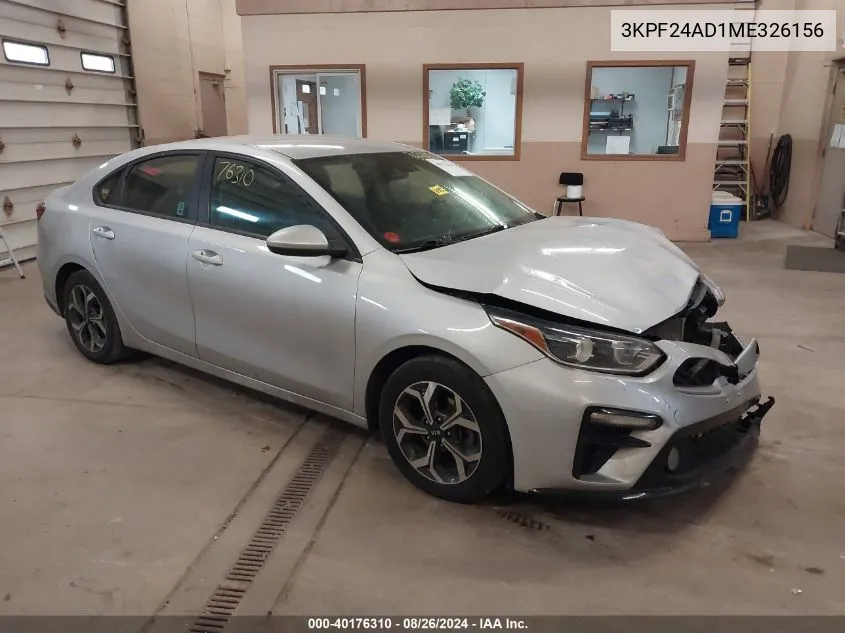 3KPF24AD1ME326156 2021 Kia Forte Lxs