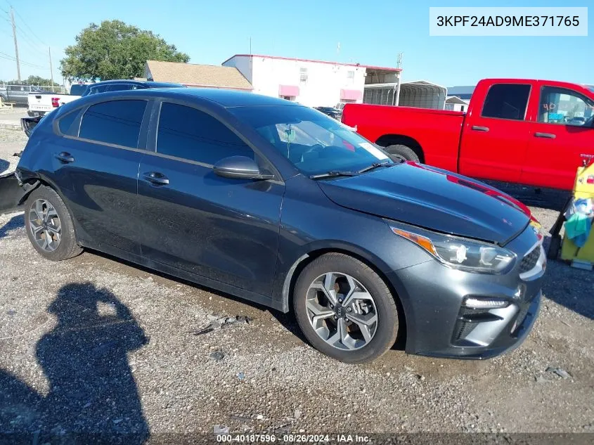 3KPF24AD9ME371765 2021 Kia Forte Lxs