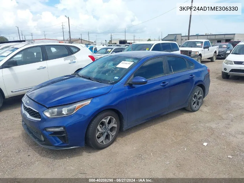 3KPF24AD1ME306330 2021 Kia Forte Lxs