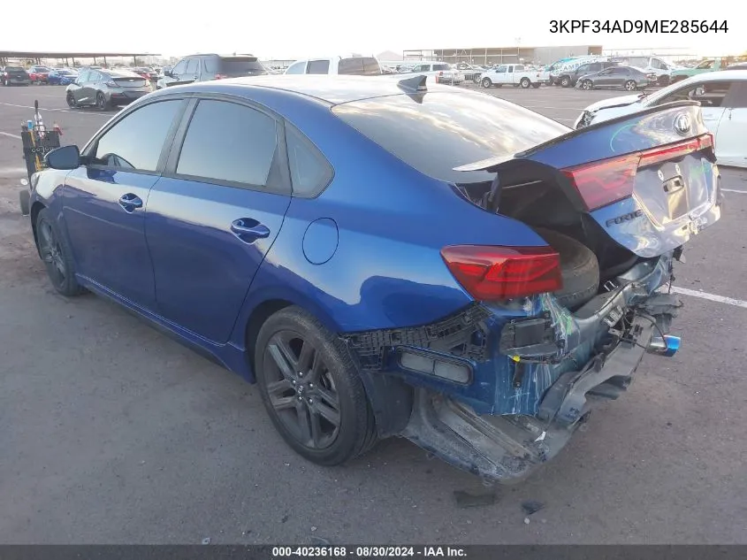 3KPF34AD9ME285644 2021 Kia Forte Gt-Line