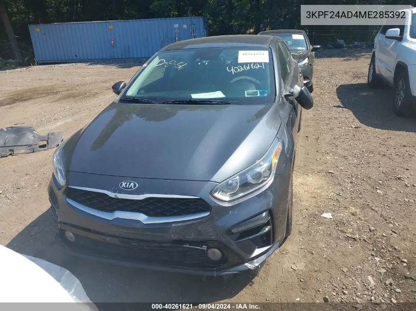 3KPF24AD4ME285392 2021 Kia Forte Lxs