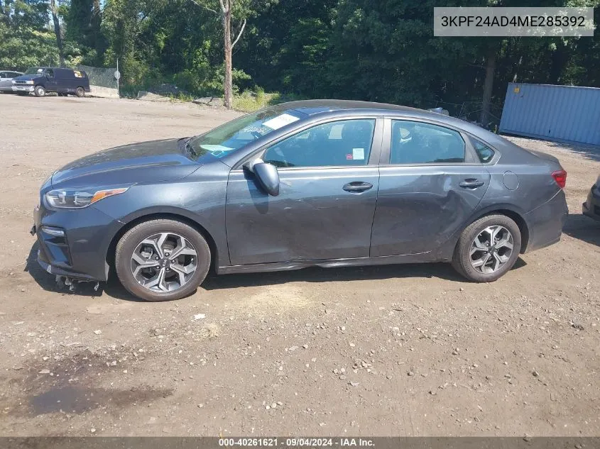 3KPF24AD4ME285392 2021 Kia Forte Lxs