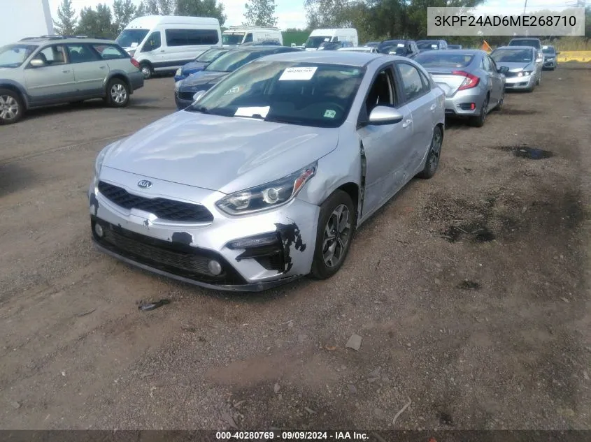 2021 Kia Forte Lxs VIN: 3KPF24AD6ME268710 Lot: 40280769