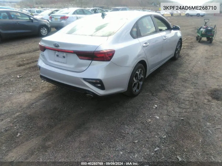 2021 Kia Forte Lxs VIN: 3KPF24AD6ME268710 Lot: 40280769