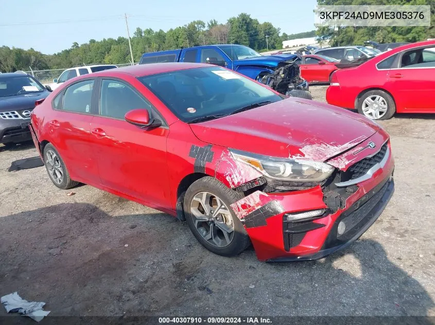 3KPF24AD9ME305376 2021 Kia Forte Lxs