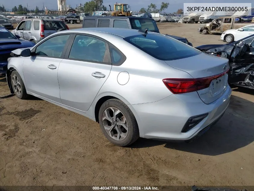 3KPF24AD0ME300065 2021 Kia Forte Fe/Lxs