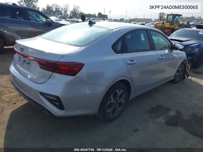 3KPF24AD0ME300065 2021 Kia Forte Fe/Lxs