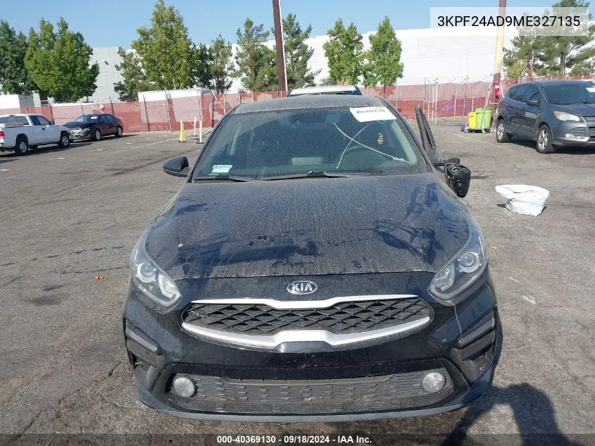 2021 Kia Forte Lxs VIN: 3KPF24AD9ME327135 Lot: 40369130