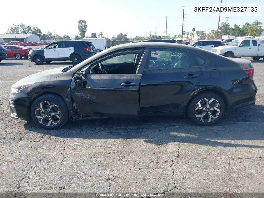 2021 Kia Forte Lxs VIN: 3KPF24AD9ME327135 Lot: 40369130