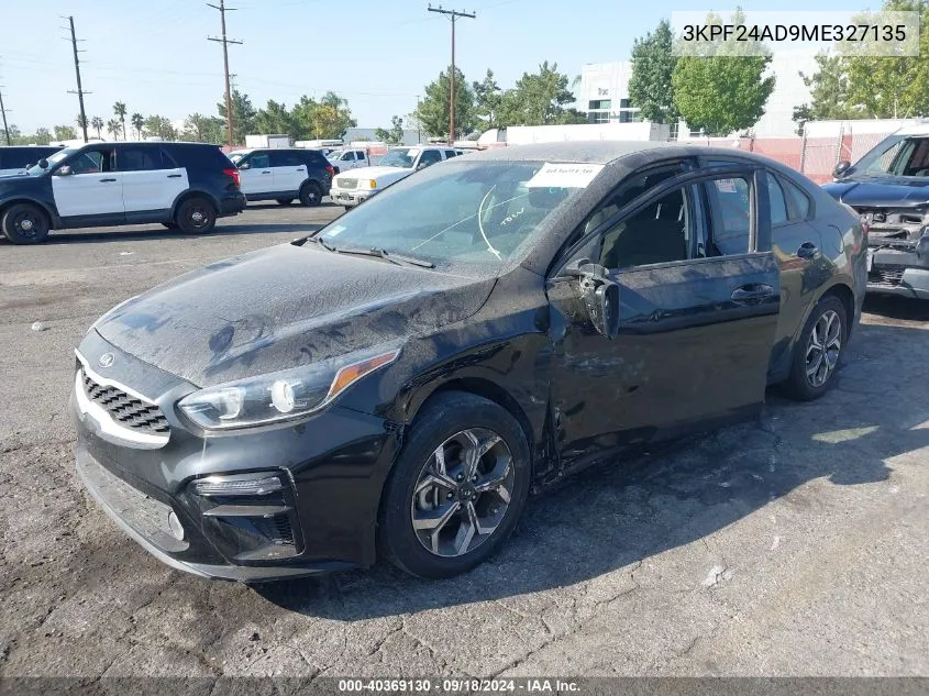 2021 Kia Forte Lxs VIN: 3KPF24AD9ME327135 Lot: 40369130