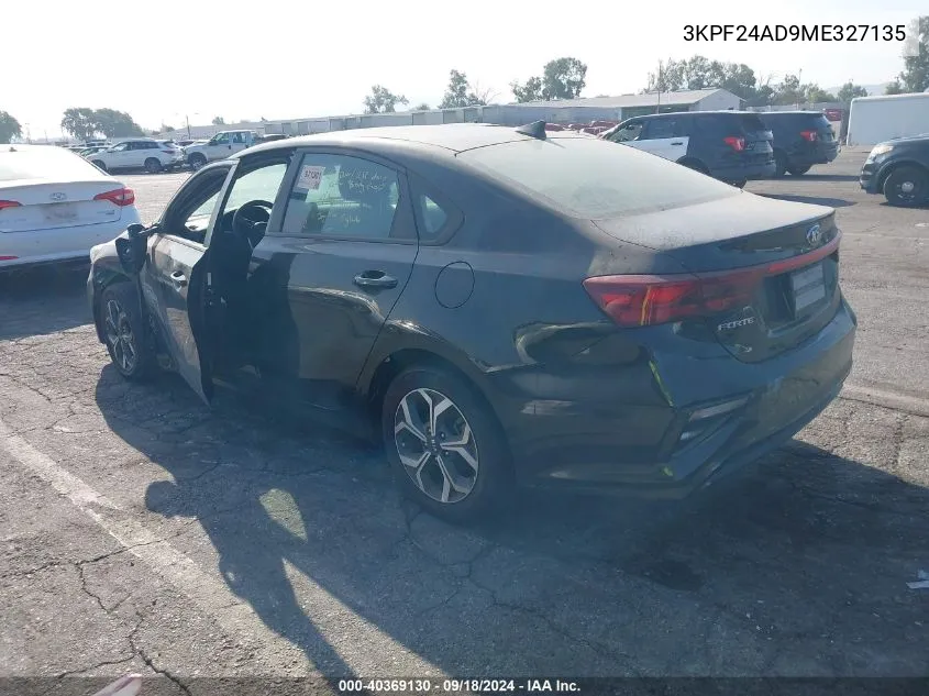 2021 Kia Forte Lxs VIN: 3KPF24AD9ME327135 Lot: 40369130