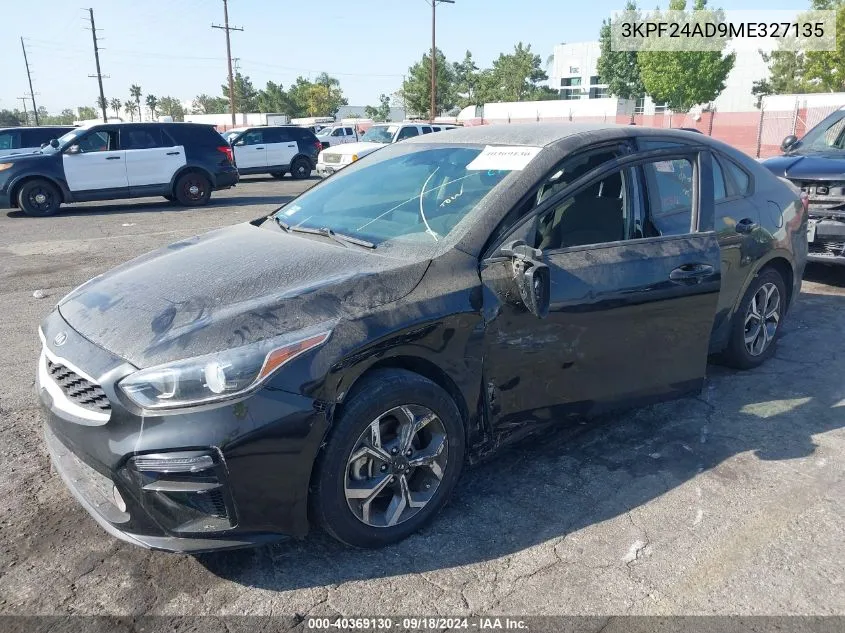 2021 Kia Forte Lxs VIN: 3KPF24AD9ME327135 Lot: 40369130