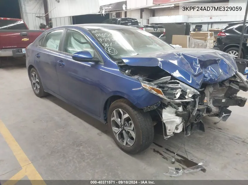 3KPF24AD7ME329059 2021 Kia Forte Lxs