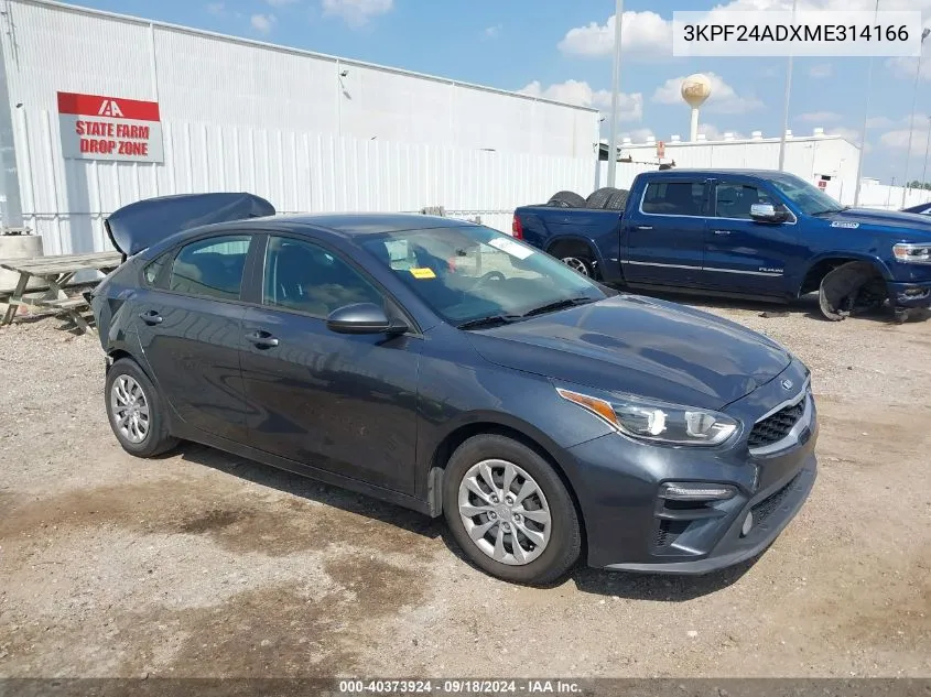 3KPF24ADXME314166 2021 Kia Forte Fe