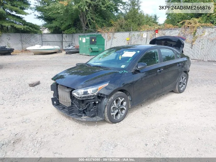 3KPF24AD8ME266876 2021 Kia Forte Lxs