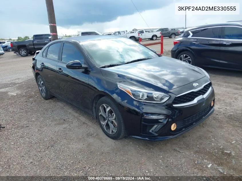 2021 Kia Forte Lxs VIN: 3KPF24AD2ME330555 Lot: 40378685