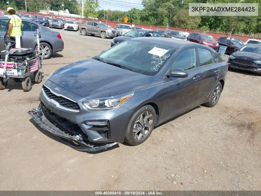 2021 Kia Forte Lxs VIN: 3KPF24ADXME284425 Lot: 40380418