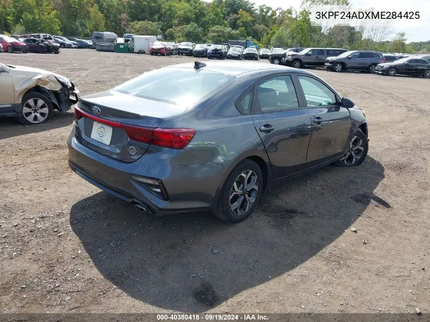 3KPF24ADXME284425 2021 Kia Forte Lxs