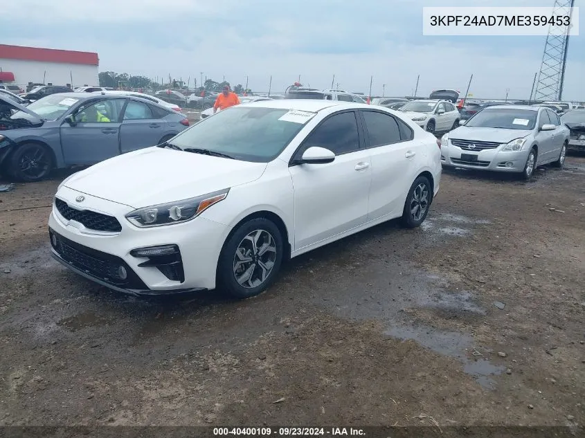 3KPF24AD7ME359453 2021 Kia Forte Lxs