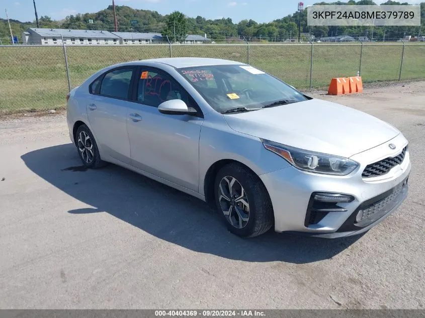 2021 Kia Forte Lxs VIN: 3KPF24AD8ME379789 Lot: 40404369