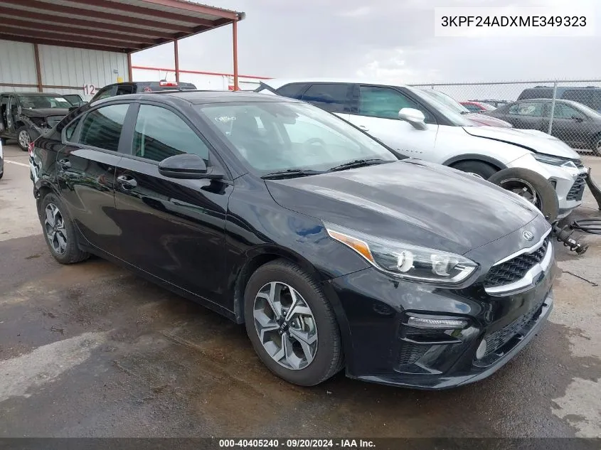 3KPF24ADXME349323 2021 Kia Forte Lxs