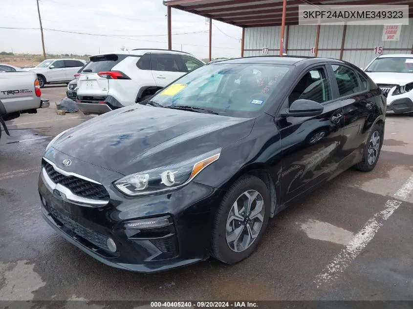 2021 Kia Forte Lxs VIN: 3KPF24ADXME349323 Lot: 40405240