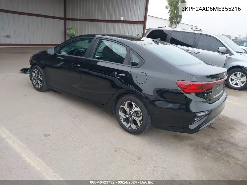 3KPF24AD6ME355216 2021 Kia Forte Fe/Lxs