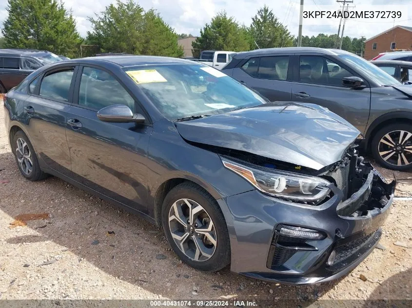 2021 Kia Forte Lxs VIN: 3KPF24AD2ME372739 Lot: 40431074