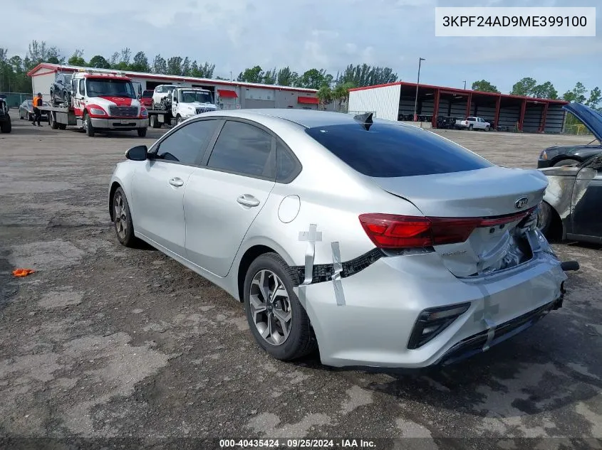 3KPF24AD9ME399100 2021 Kia Forte Lxs