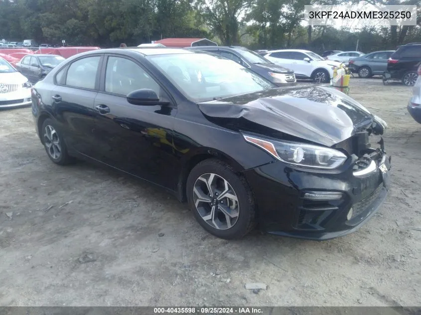 3KPF24ADXME325250 2021 Kia Forte Lxs