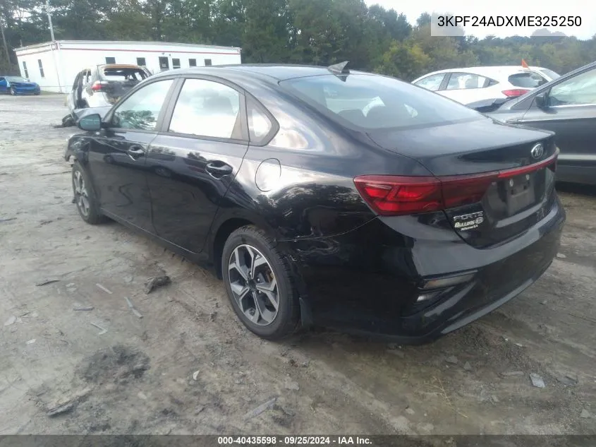 3KPF24ADXME325250 2021 Kia Forte Lxs