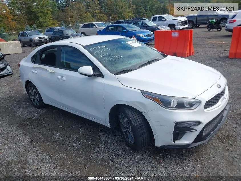 2021 Kia Forte Lxs VIN: 3KPF24AD0ME300521 Lot: 40443684