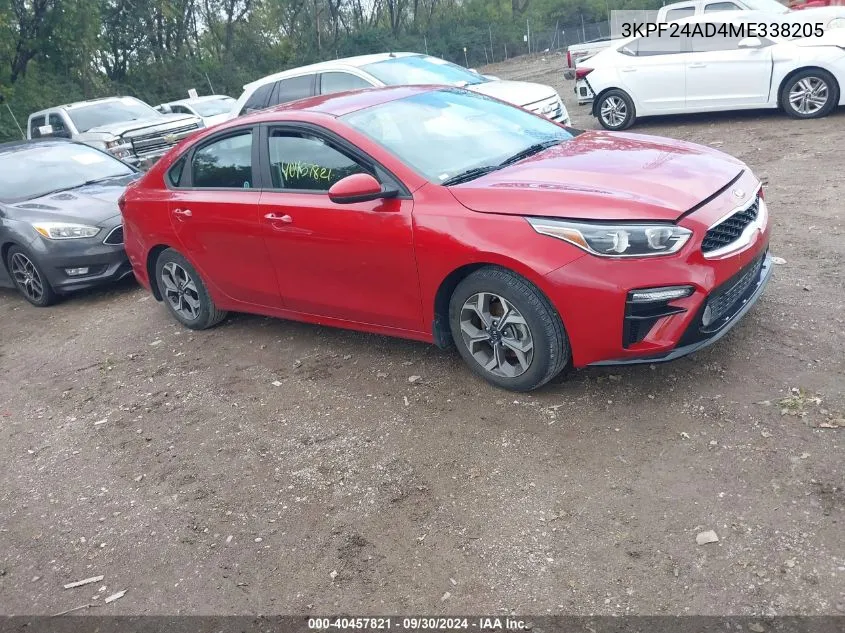 2021 Kia Forte Lxs VIN: 3KPF24AD4ME338205 Lot: 40457821