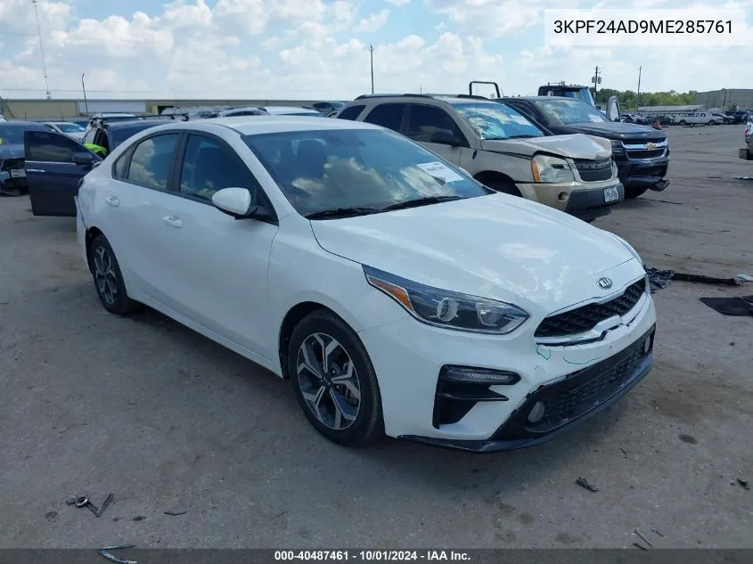 3KPF24AD9ME285761 2021 Kia Forte Lxs